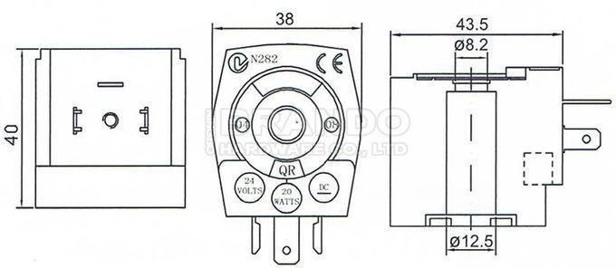 Vervanging van de 24vac solenoïde spoel