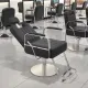 Muestra gratuita Al por mayor elevación giratoria PU cuero de acero inoxidable salón de belleza giratriz de peatillo que corta el cabello silla de peluquería