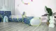 πολυεστέρας τρίχρωμη πτυσσόμενη σήραγγα σκηνή παιχνίδι παιδικό σπίτι