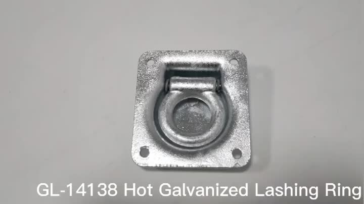 Hot galvanized tie down ring
