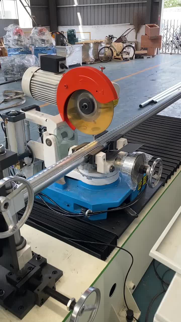 Awning tube forming machine