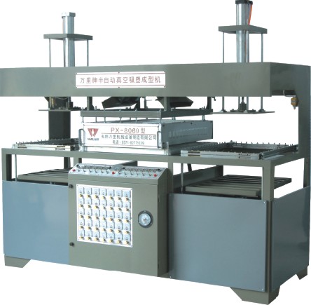 Folding table vacuum forming machine