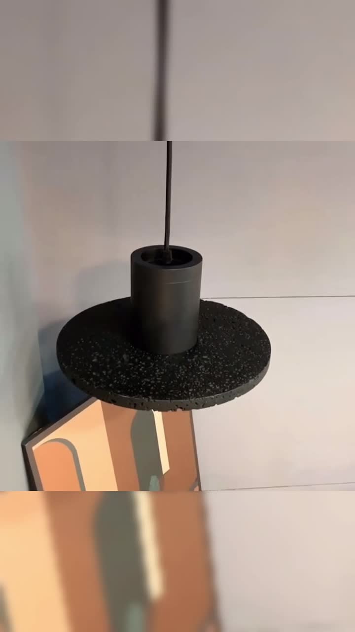 The UFO Stone Hanging Lamp