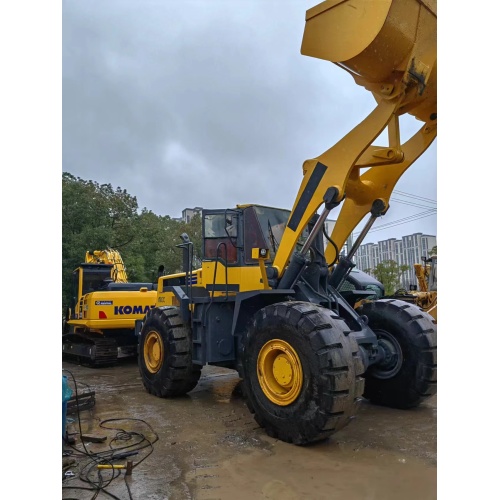 digunakan whee loader komatsu wa470-3 penghantaran ke pelabuhan shanghai