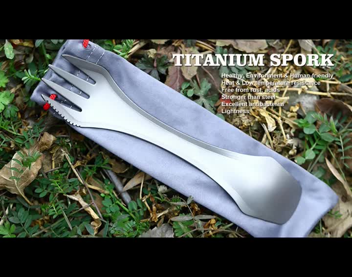 Spork de titanio