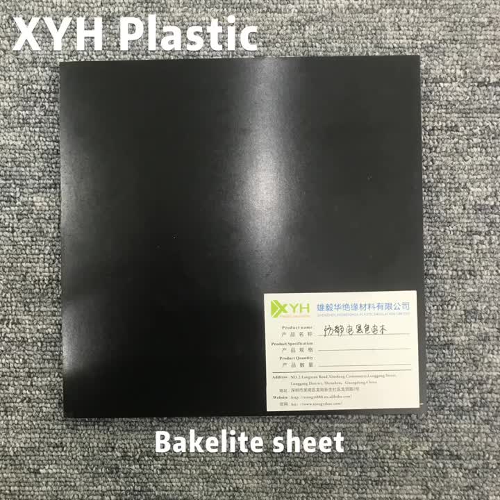 ESD Black Bakelite sheet- XYH.MP4