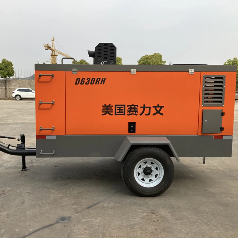 Diesel Engine Driven Portable Screw Air Compressor