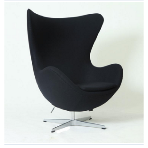 Jacobsen Inspired Fabric Egg Chair