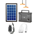 Portable Phone Charge Home Lighting Mini Power Solar Kits Solar Home Lighting System1