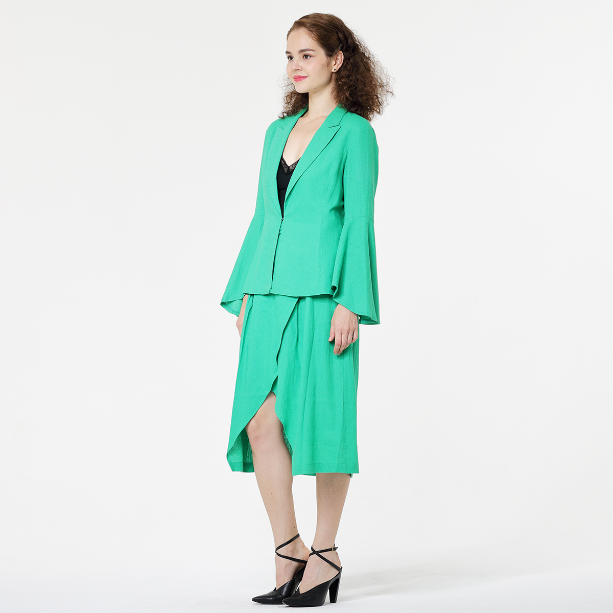 Blazer femme lin viscose se Linen viscose Lady's blazer se