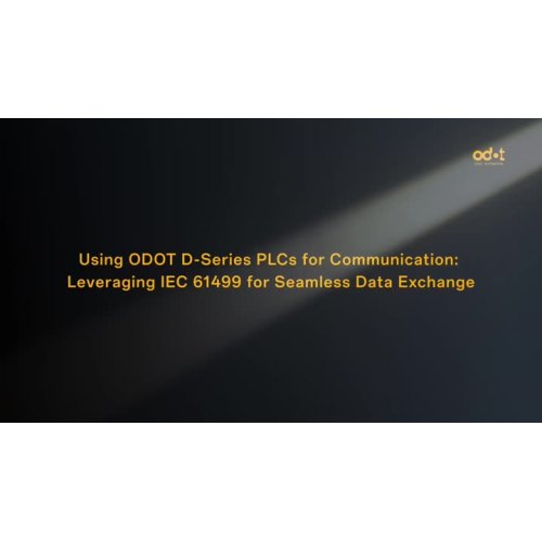 Exploitation de la norme CEI 61499 pour un échange de données simple et transparent entre plusieurs automates ODOT série D_x264