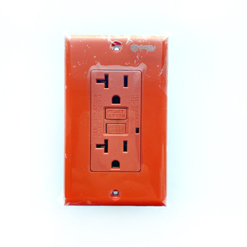TGM20amp GFCI outlet orange color