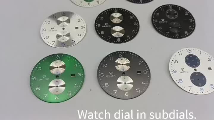 DL-364 Chronograph watch dial