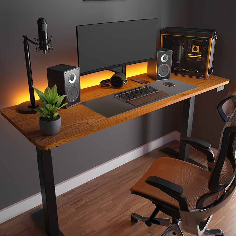 adjustable desk frame height standing