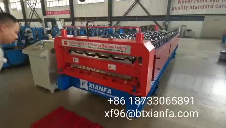 Double Layer Forming Machine for Canada
