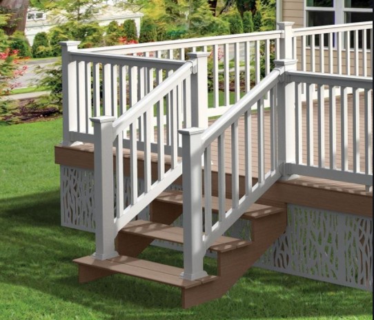 Ограждение перил лестницы балкона Balcony Stair Railing Fence