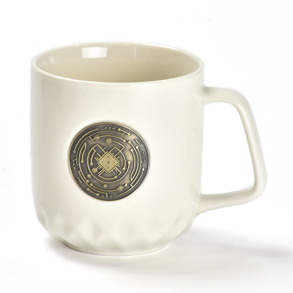 Amazon Milk Mug Coffee Cups Custom Embossed Coffee Logo Ceramic Mug