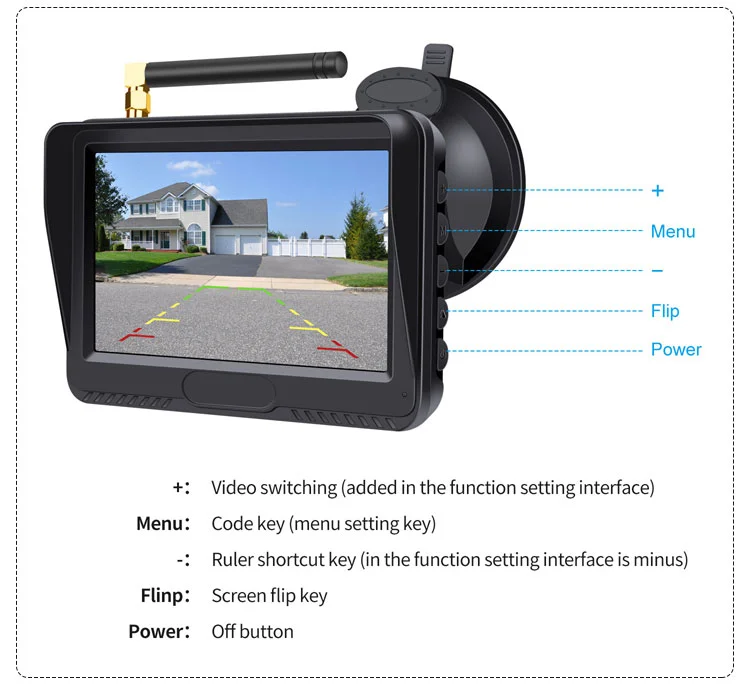 Reverse Parking Camera with Night Vision