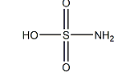 Sulfamic acid Structure