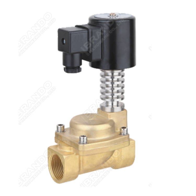 Shako Type PU225S Series Steam Brass Solenoid Valve 3/8'' 1/2'' 3/4'' 1'' 7