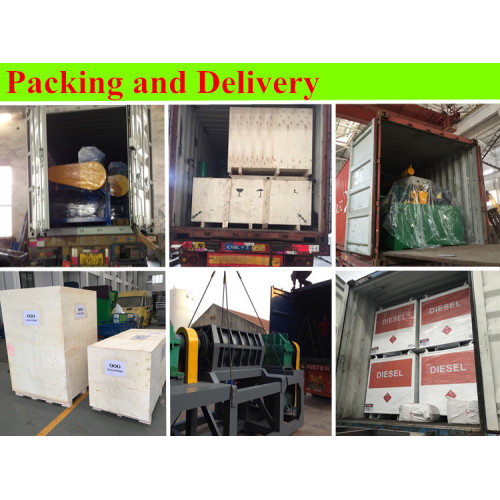 Packing & Delivery of Tire Recycling Machine