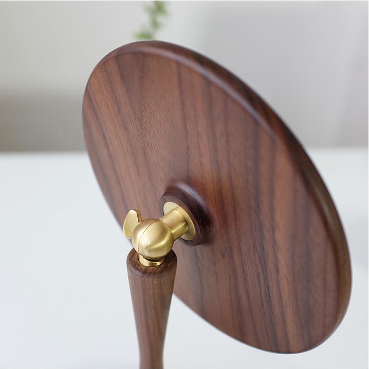 Spiegel für den Schminktisch aus Holz wood dressing table mirror