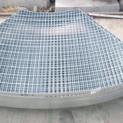 Shaped Welded Steel Grating