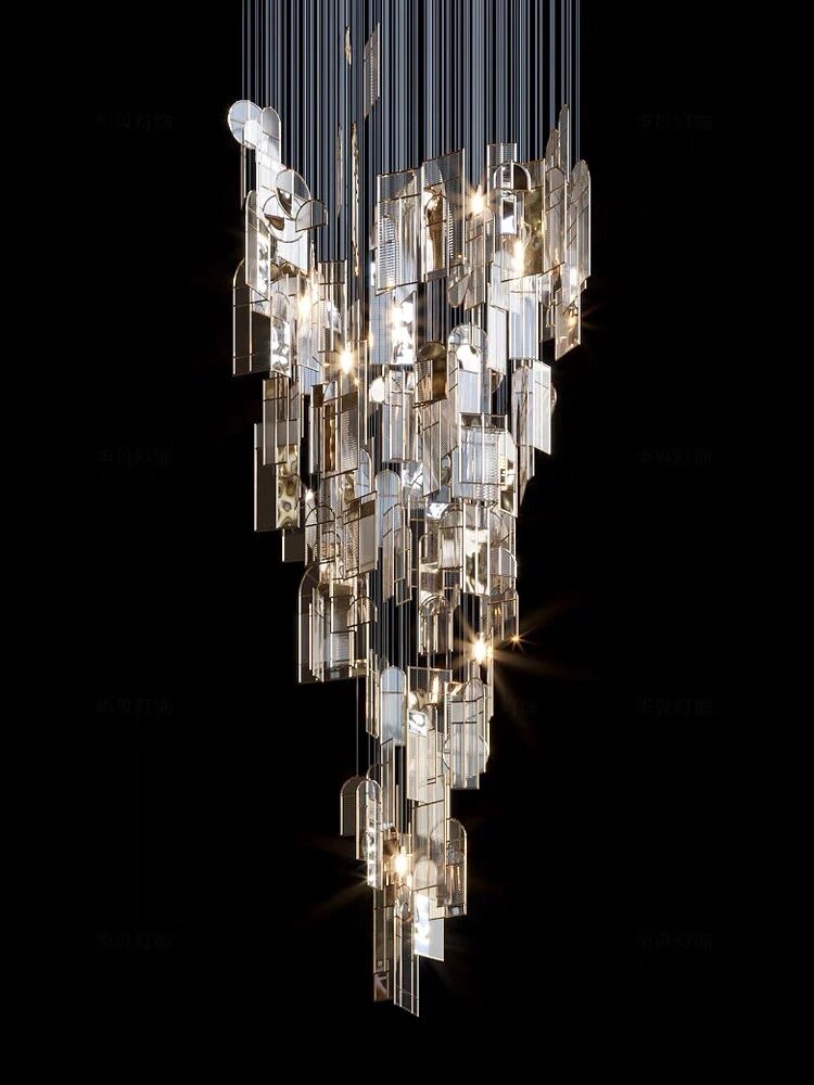 Décoration Plafond Crystal Chandelier