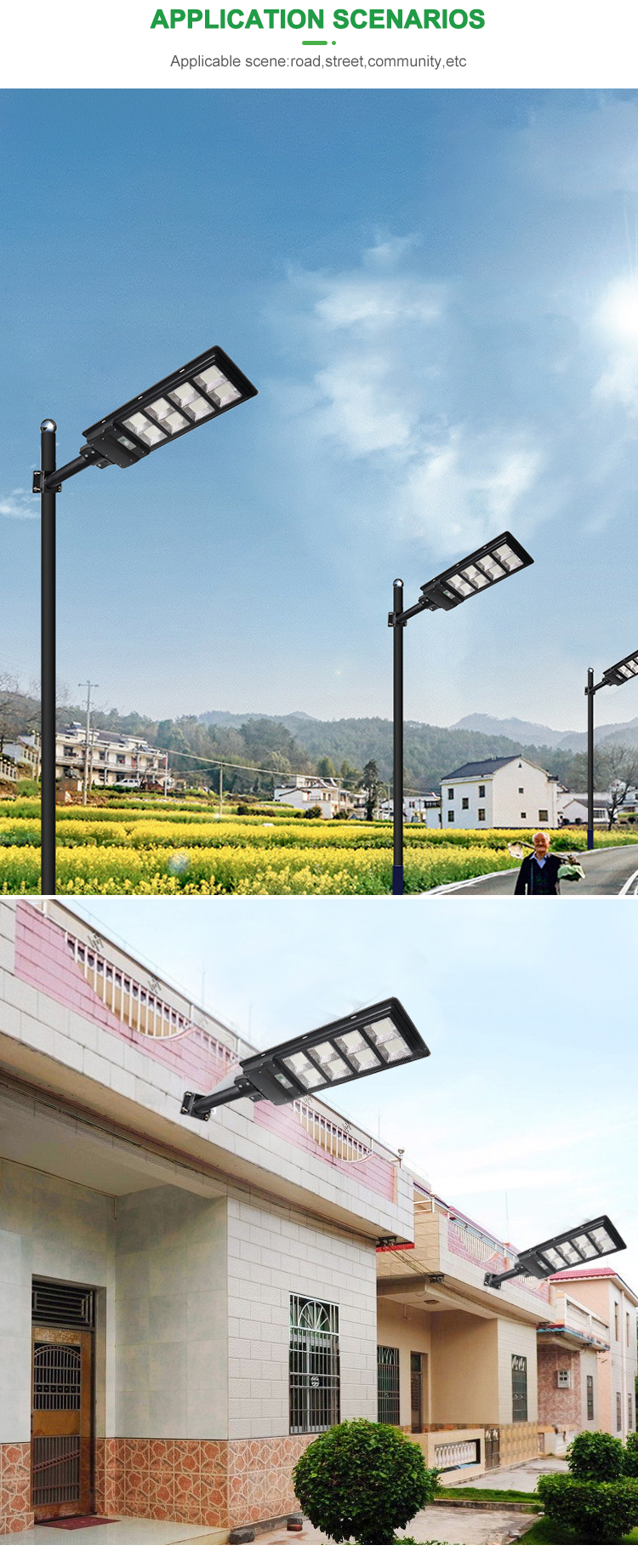 Wholesale Price Outdoor Lighting Waterproof 120watt 180watt 240watt Integration All In One Solar Led Street Lamp