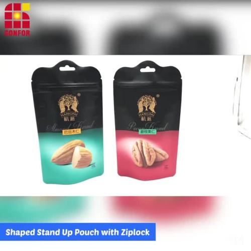 Shaped Stand Up Pouch for Nut Packaging_batch