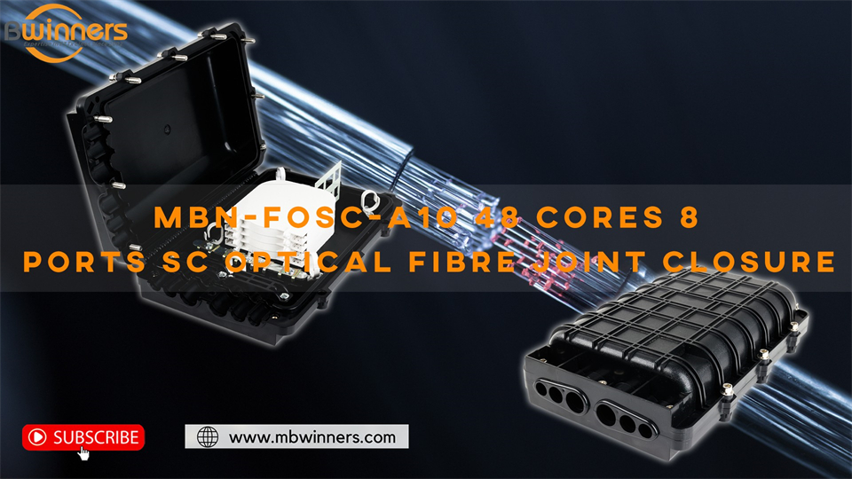 MBN-FOSC-A10 48 CORES 8 PORTS SC FIXAÇÃO DE JONTRA DE FIBRA óptica