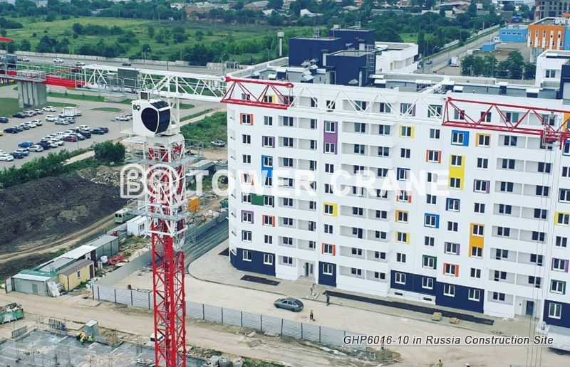 Topless Tower Crane GHP6016-10 in Russia