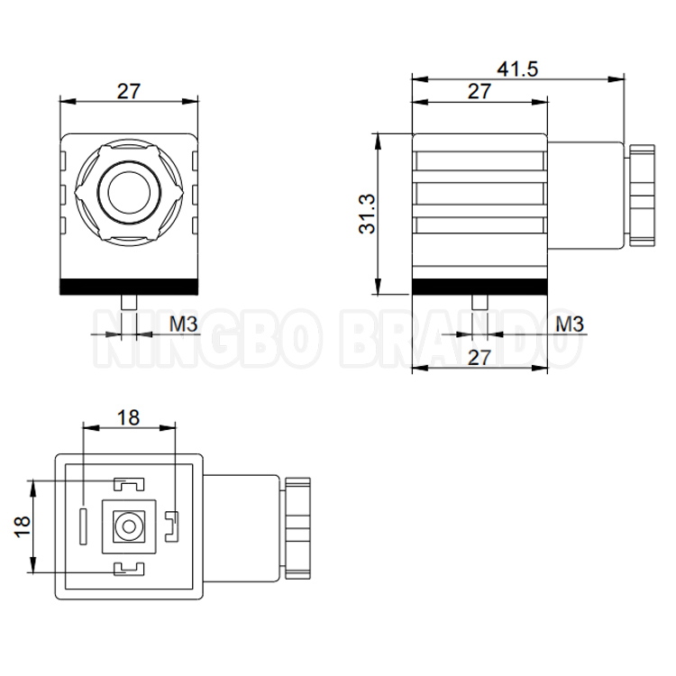 DIN43650A-PG9 2