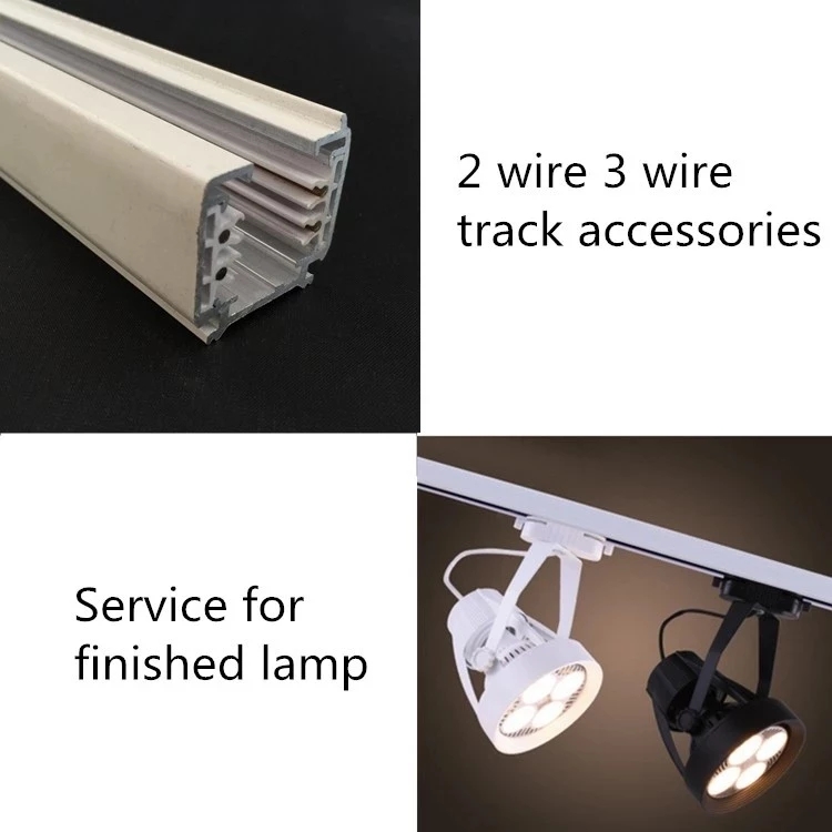4 fils Système d'éclairage de rail de rail pour la partie lumineuse de piste LED