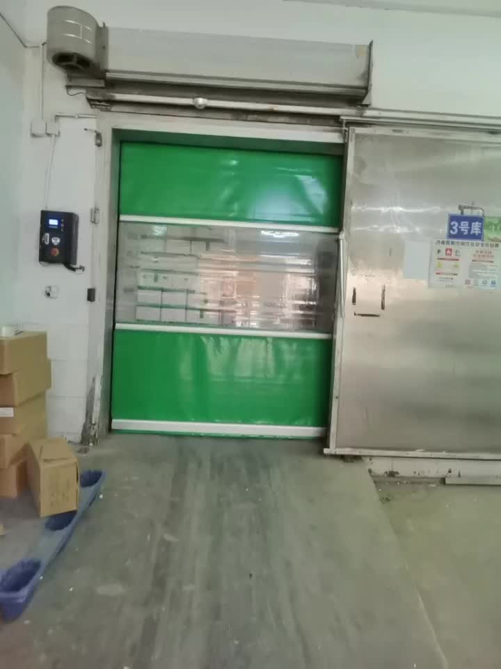 Porta de alta velocidade em PVC