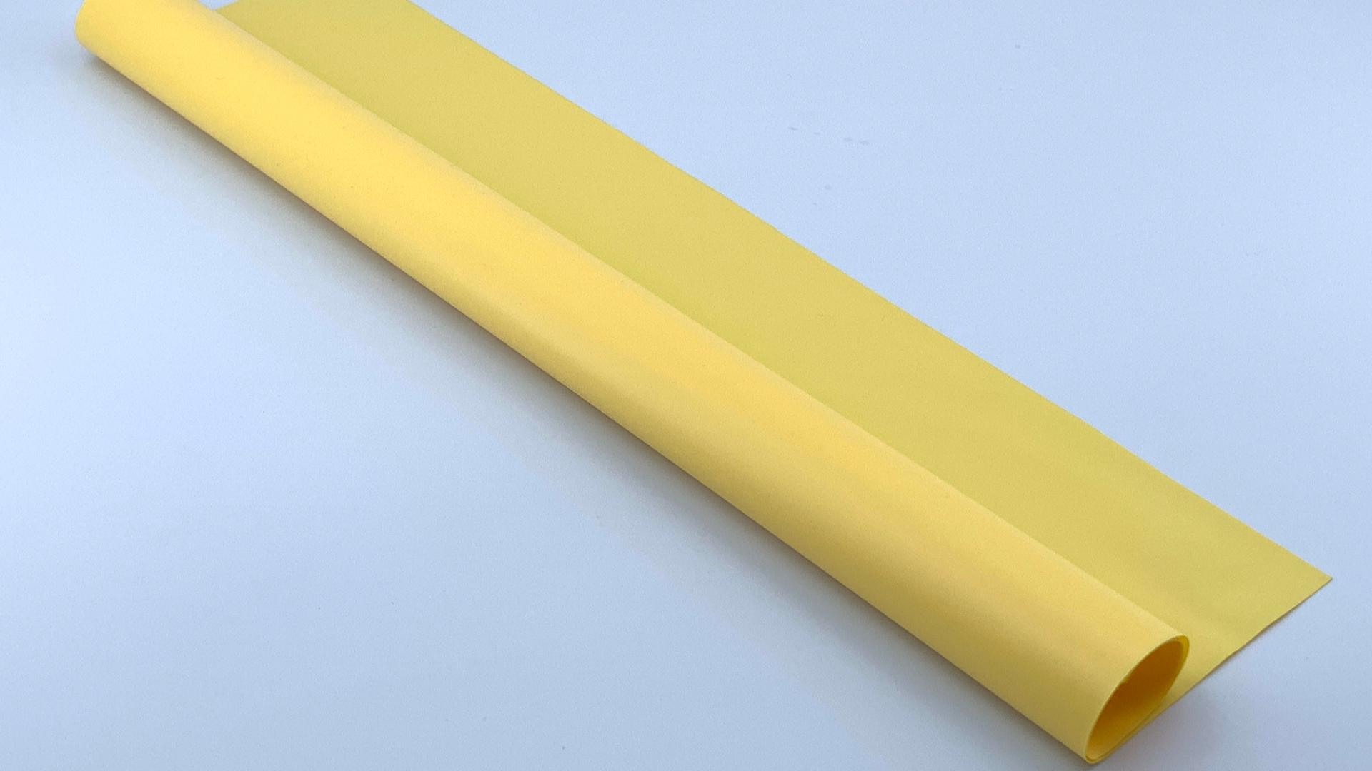 Película inflable de PVC suave y amarilla para uso al aire libre