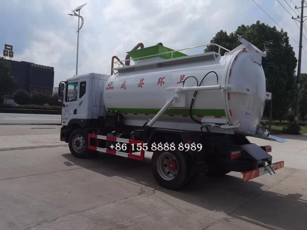 D9 Round Can Kitchen Garbage Truck 4 Jpg