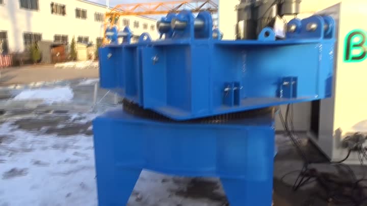 Slewing unit for tower crane