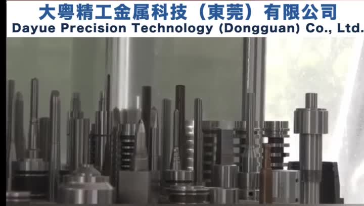 Multi-cavity injection mold assembly threaded iron pin