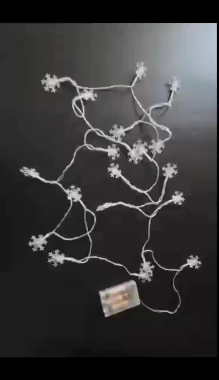 Snowflake Shape Christmas Led String Lights