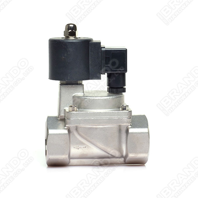 1/4'' 2 Way NO PTFE Seal Stainless Steel Solenoid Valve 24V 220V 2