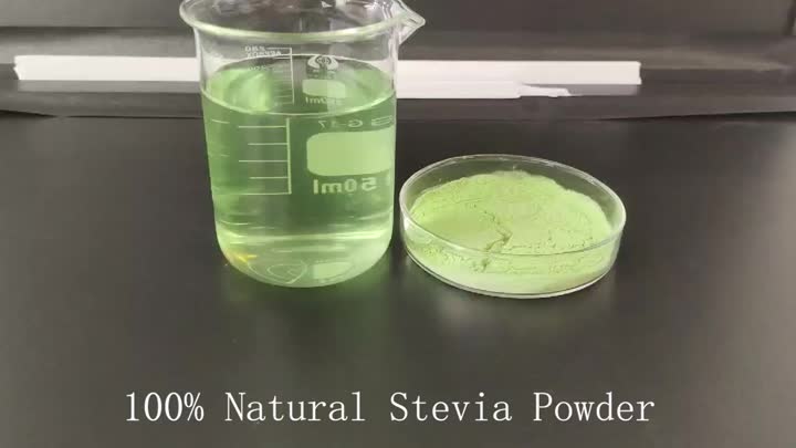 polvo de hoja de stevia