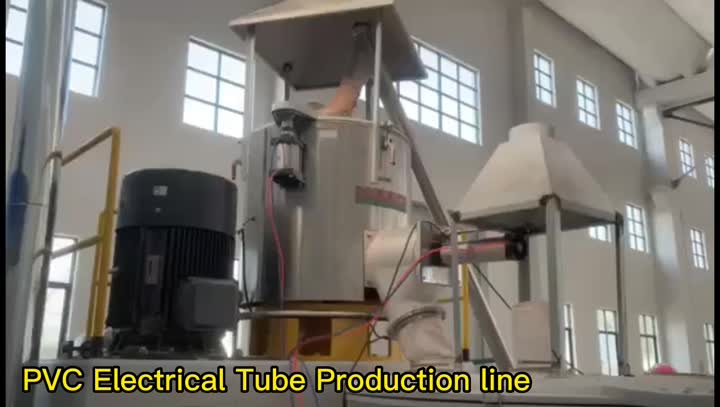 PVC Electrical Conduit Tube Production Line 250