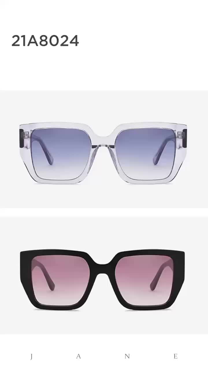 Angular square Acetate Women's Sunglasses