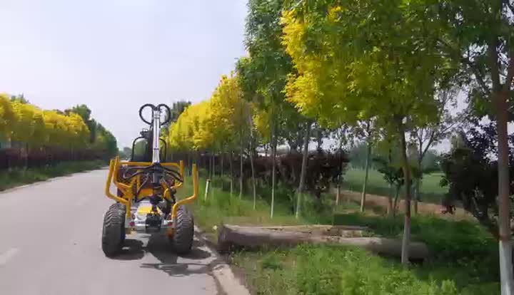 Larra hidráulica ATV LOG Wood Timber Crane Loader