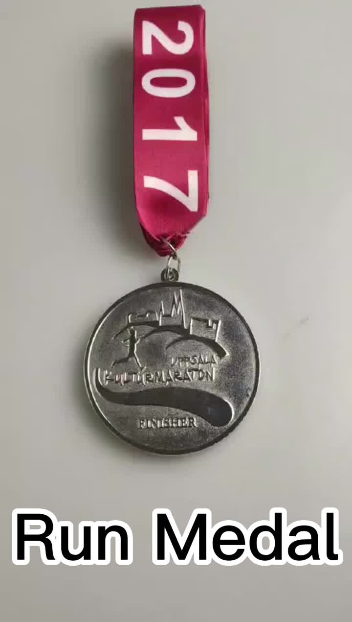 Medalha de corrida de prata