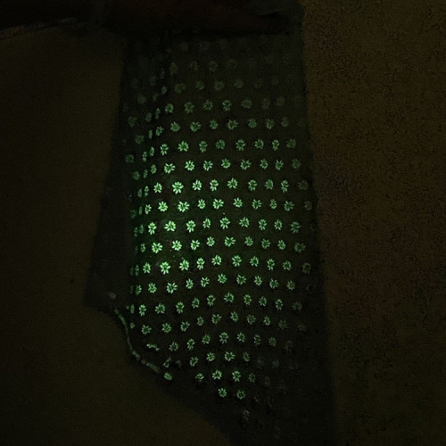 New product--luminous fabric