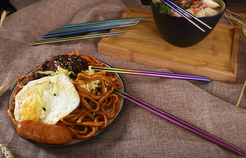 Essstäbchen aus Titan titanium chopsticks
