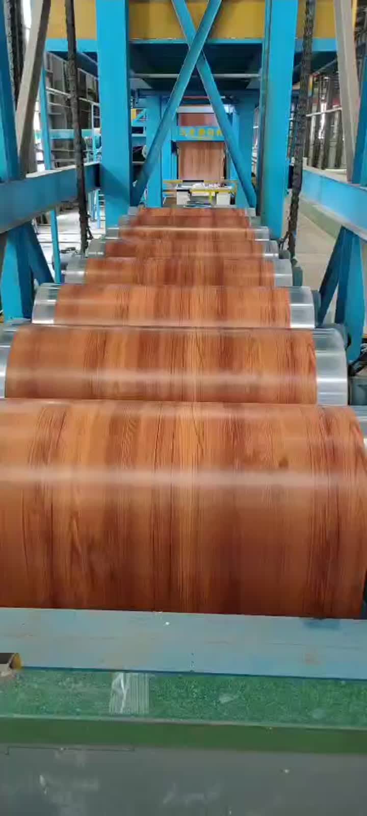 PINE WOOD steel coil