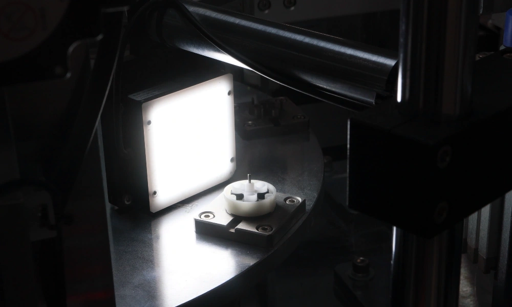 Optical Inspection Station in Fully Automatic Air Pump Production Line
